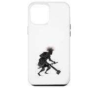 Dark Fantasy Warrior Knight Woodblock Art Armor Case for iPhone 12 Pro Max