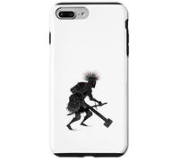 Dark Fantasy Warrior Knight Woodblock Art Armor Case for iPhone 7 Plus/8 Plus