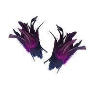 Dark Fashion Down and Trim Wrist Cuffs Halloween Party Wear Necromancer Vampire Costume Add-On Dark Party Arm Accessories