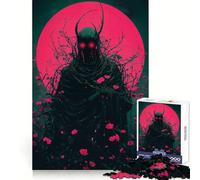 Dark Figure in Bloom Jigsaw Puzzle 1000 Piece for Teenagers Focus Boost Accurate Cut Family Fun Wall Display (38x52cm)