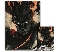 Dark Figure with Flames Jigsaw Puzzle 1000 Pieces Jigsaw Puzzles for Adults for Teenagers Teens Ideal Birthday 1000 PCS(38x26cm)