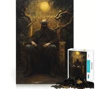Dark Forest King Jigsaw Puzzles for Adults 1000 Piece Mindful Game Clean Cut Happy Challenge Birthday Present (38x52cm)
