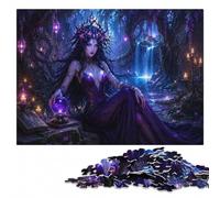 Dark Forest Queen Wooden Puzzle 500 Pieces, Adult Gift Idea | Puzzle for Adults - activity for family time on weekends.