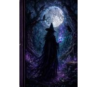 Dark Forest Witch Notebook: Witchcore Moon Magic Journal for Women - 6x9 Inch 110 Lined Pages for Notes, Spells and Journaling