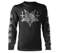 Dark Funeral Band Logo Long Sleeve T Shirt M Black