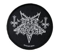 Dark Funeral Circular Logo Patch - Dark Funeral Patch - Woven & Licensed !