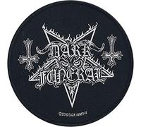 Dark Funeral Circular Logo Unisex Patch black-white, 100% polyester,