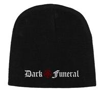 Dark Funeral Men's Logo Beanie in Black Dark Funeral Black One Size