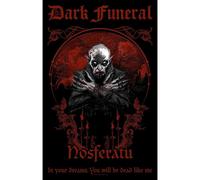 Dark Funeral Nosferatu Textile Poster in Black Dark Funeral Black