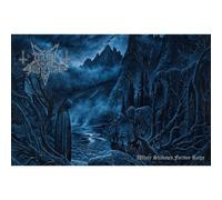 Dark Funeral Where Shadows Forever Reign Textile Poster in Blue Dark Funeral Blue