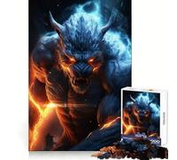 Dark Gargoyle Poster 1000 Piece Jigsaws for Teenagers Puzzle Logic Game Tight Edge Hard Challenge Night Fun (50x75cm)