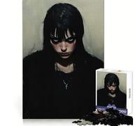 Dark Gaze - Mysterious Woman 1000 Piece Jigsaw Puzzles for Adults Jigsaw Creative Play High Def Print Real Challenge Birthday Art Gift (38x26cm)