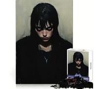 Dark Gaze - Mysterious Woman Jigsaw Puzzles 1000 Pieces for Teenagers Logic Boost Snug Joint Home Fun Premium Gift (50x75cm)