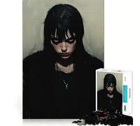 Dark Gaze - Mysterious Woman Jigsaw Puzzles 1000 Pieces for Teenagers Logic Boost Snug Joint Home Fun Premium Gift (50x75cm)