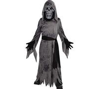 Dark Ghastly Ghost Ghoul Boys Halloween Fancy Dress Kids Childrens Child Costume, Size Medium / UK 8-10 Years