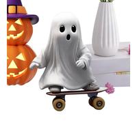 Dark Ghost Figure - Sculptures Scary Grim Grace | Grim Reaper Figure | Halloween Resin Figure | Spooky Sculpture Table Centrepieces for Farmhouse, Patio, Bedroom, Window, Party