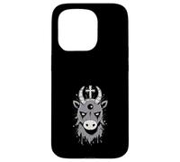 Dark Goat Spirit Third Eye Gothic Occult Print Case for iPhone 15 Pro