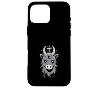 Dark Goat Spirit Third Eye Gothic Occult Print Case for iPhone 16 Pro Max