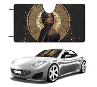 Dark Goddess Nyx Greek Mythology Car Windshield Sun Shade Interior Cooling UV Protection for Window
