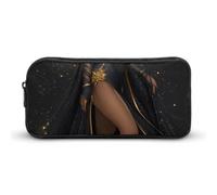 Dark Goddess Nyx Greek Mythology Cosmetic Bag Makeup Organizer Pencil Case Large Capacity Pouch for Travel
