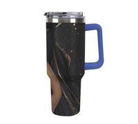Dark Goddess Nyx Greek Mythology Insulated Tumbler with Lid Handle Coffee Mug Stainless Steel Water Bottle for Car Travel Office