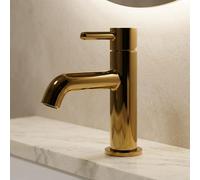 Dark Gold Bathroom Basin Mixer Tap Single Lever Monobloc