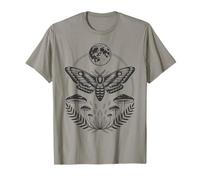 Dark Gothic Aesthetic Moth Oracle Hawkmoth Moon T-Shirt