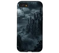 Dark Gothic Castle Cliff Fantasy Mystery Landscape Graphic Case for iPhone SE (2020) / 7/8