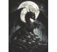 Dark Gothic Dragon Composition Notebook - 8.5 x 11, 120 Pages | Fantasy Dragon Journal for Writing, Notes, and Creative Work