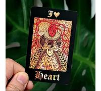 Dark Gothic Lenormand Oracle Cards, 36-Piece Deck, 9x6 cm, Vintage Art Style with Dark Fantasy Elements