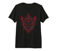 Dark Gothic Nordic Viking Crow Premium T-Shirt