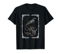 Dark Gothic Raven/Crow Heart Thorn Tree Alt Women Girls Value Graphic T-Shirt