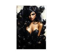 Dark Gothic Skeleton Swarm Goddesses Canvas Poster Wall Art Decor Print Picture Paintings for Living Room Bedroom Decoration 20x30inch(50x75cm)