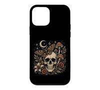 Dark Gothic Skull Butterfly Mushroom Botanical Cottagecore Case for iPhone 12 mini