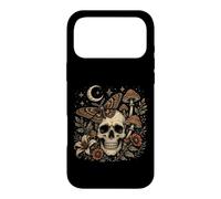 Dark Gothic Skull Butterfly Mushroom Botanical Cottagecore Case for iPhone 17 Pro Max