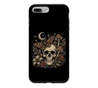Dark Gothic Skull Butterfly Mushroom Botanical Cottagecore Case for iPhone 7 Plus/8 Plus