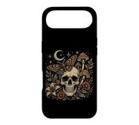 Dark Gothic Skull Butterfly Mushroom Botanical Cottagecore Case for iPhone Air