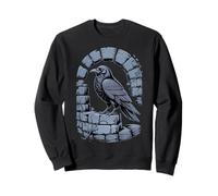 Dark Gothic Thorn Heart Raven Alternative Aesthetic Sweatshirt