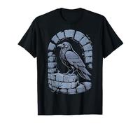 Dark Gothic Thorn Heart Raven Alternative Aesthetic T-Shirt