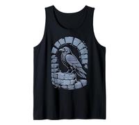 Dark Gothic Thorn Heart Raven Alternative Aesthetic Tank Top