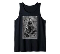 Dark Gothic Woman Skulls Vintage Tank Top