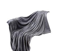 (Dark Gray, 70x100cm) Coral Fleece Blankets Super Soft Shaggy Universal Solid-color Fleece Blankets For Sofa
