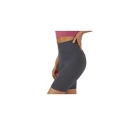 (dark gray, L) Women's High Waist Yoga Shorts Fitness Running Cycling Quick Drying Breathable High Waisted Five Quarter Black Leggings Shorts