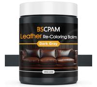Dark Gray Leather Recoloring Balm,12oz Leather Sofa Scratch/Stain Remover,Leather Repair kit for Vinyl Furniture and Car Interior,Leather Dye Paint for Scratched and Faded,Leather Color Restorer