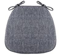 Dark Gray Memory Foam Dining Chair Pad - 41x43cm U-Shape Cushion for Kitchen Chairs Comfortable Seating Cushion Set of 1 Perfect for Dining Room and Kitchen Use.