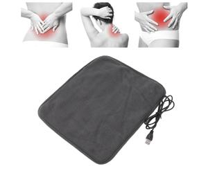 ˙Dark Gray Portable USB Heating Pad Shoulder Neck Leg Waist Heating Pads With