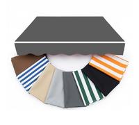 Dark Gray Retractable Door Canopy ning Fabric - Replacement Waterproof Sune Shelter Canvas for Garden Patio - 250x200cm N Needed
