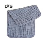 (dark gray) Six-Layer Gauze Burp Cloth Versatile Baby Essential On-the-Go Burp Cloth for Feeding Changing And Cleaning