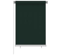 (dark green, 100 x 140 cm) vidaXL Outdoor Roller Blind Balcoy Door Window Shade Blind Treatment HDPE