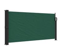 (dark green, 100 x 500 cm) vidaXL Retractable Side Awning Outdoor Privacy Screen Balcony Sunshade Shelter